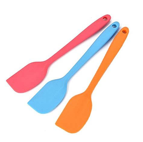 8.5 Inch Silicone Spatulas One Piece Design.